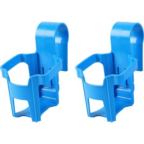 Porte-gobelet de piscine pour éviter les déversements de boissons au bord de la piscine, accessoires pour barres rondes, Rails supérieurs, 2 pièces, carré (1/5)