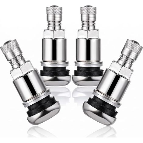Tubeless Universal Car Tyre Valve 1 cm Metal for Aluminium Rims (1/5)