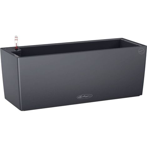 LECHUZA FIORIERA BALCONERA COLOR 50CM ANTRACITE (1/5)