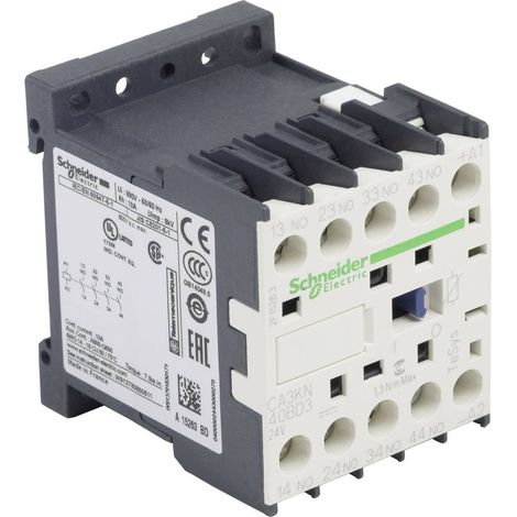 Contattore ausiliario 10A 4Z 0R 24V DC CA3KN40BD3 (1/2)
