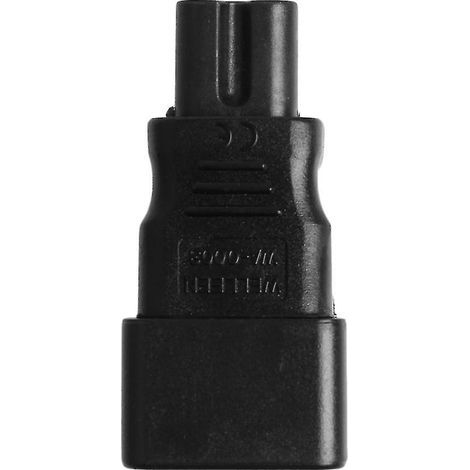 Netzsteckeradapter C14 Stecker auf C7 Buchse (3-polig) (1/4)
