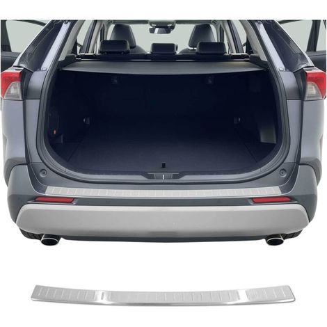 Protection Seuil de Pare-Chocs Arriére Compatible avec Toyota RAV4 2018-2024 Acier INOX (1/5)