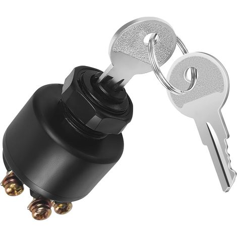 Interrupteur de démarrage à starter par poussoir, pour moteurs in-bord/hors-bord, compatible Johnson et Evinrude (1/5)