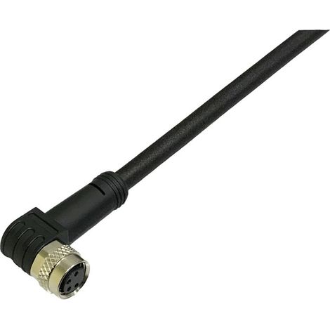 BKL Electronic 2700013 Câble de raccordement M8 femelle, coudé 5 m Nombre de pôles: 4 1 pc(s) (1/2)