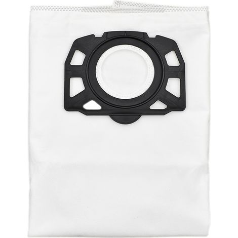 Pour les sacs filtrants en laine d'origine Kärcher KFI 487 : 4 pièces, 2 couches, extrêmement résistants à la déchirure et robustes, idéaux pour les aspirateurs eau et poussière Kärcher (1/5)