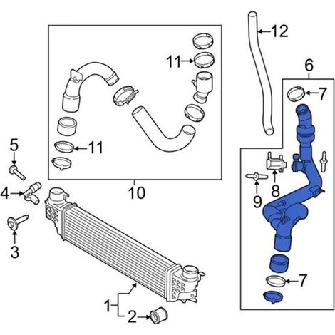 F2G36C646CG, F2GZ6C646B, F2G36C646CF, and F2G36C646CE are applicable to the Ford Edge. (1/5)