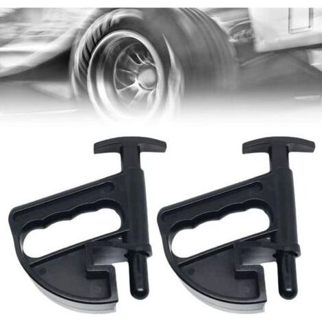 Pince à démontage de pneus et pince à jante – Kit de 2 pièces pour changement, montage et réparation de pneus automobiles – Noir (1/5)