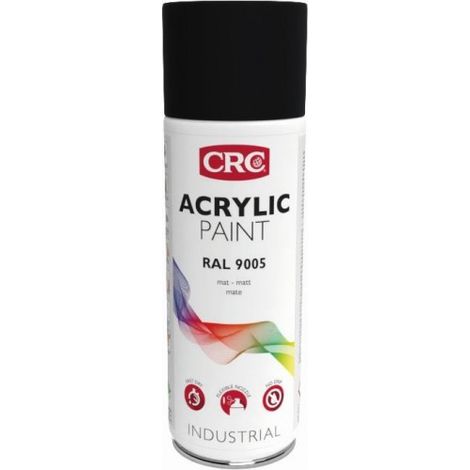 PINTURA ACRYLIC PAINT RAL 9005 NEGRO MATE 400ML - CRC