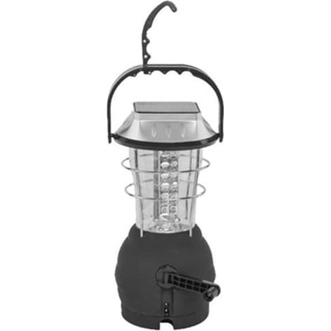 Générateur solaire multifonctionnel à manivelle 36 LED et lampe de camping 36 LED (1/4)