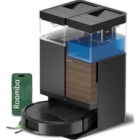 iRobot Roomba Plus 575 Combo Roboter + AutoWash Dock Noir