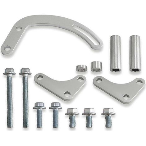 Support de pompe de direction assistée compatible avec les pompes à eau longues LWP pour moteurs 350 Small Block (réf. 551522) - Réglable (1/5)