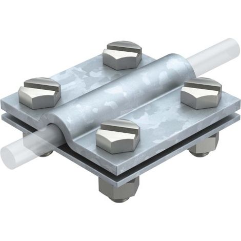 OBO Bettermann Connettore a croce 8-10mm Acciaio zincato a caldo, 5312655