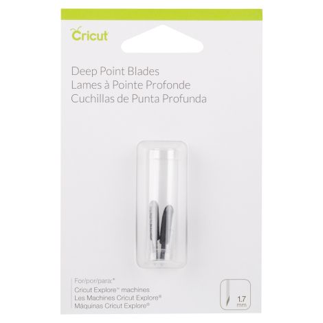 Cricut PC2003535 Set de 2 Lames Coupe Profonde, Plastique, Multicolore, 12 x 8 x 2 cm