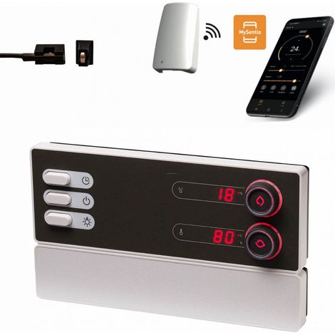 Sentiotec PRO B3 Combi Saunasteuerung inkl. MySentio WiFi und Türsensor bis 10,5 kW (1/5)