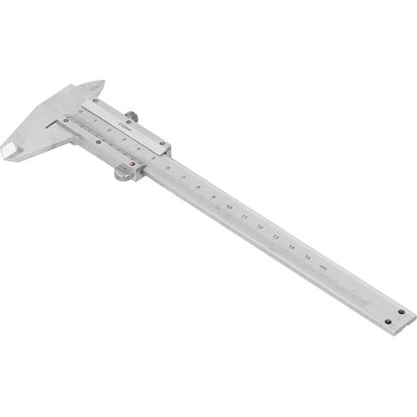 Pied à coulisse en acier haute carbone, outil de mesure de précision pour pièces, largeur 0-150 mm (1/5)