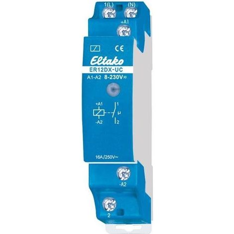Eltako ER12DX-UC Schaltrelais Nennspannung: 230 V Schaltstrom (max.): 16 A 1 Schließer 1 St. (1/5)