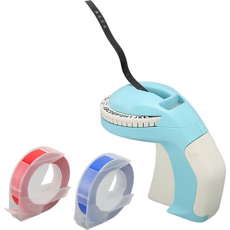 Brosse à étiquettes manuelle 600 dpi, imprimante 3D portable, étiqueteuse bleue pour création DIY. (1/5)