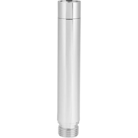 SJLERST Tube rond d'extension de douche en acier inoxydable de 4 pouces avec chromage pour accessoire de salle de bain