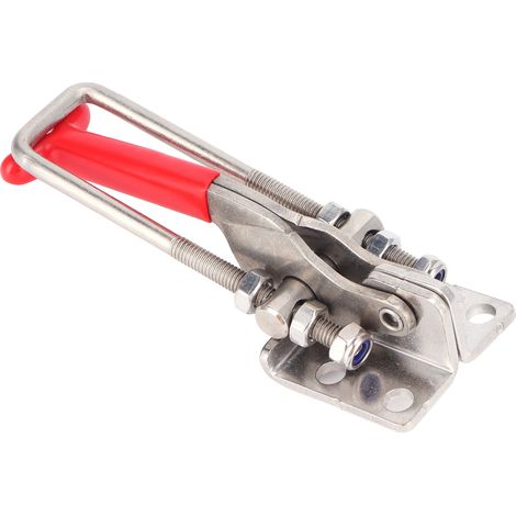 Verstellbarer Hebelverschluss aus Edelstahl 431SS, robuste Befestigungsklammer für industrielle Anwendungen, Schnellverschluss mit verstellbarem Haken, Hardware-Teilesatz. (1/5)