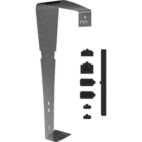 Cache de protection du dissipateur thermique avec bandes centrales et bouchons anti-poussière pour manette de jeu