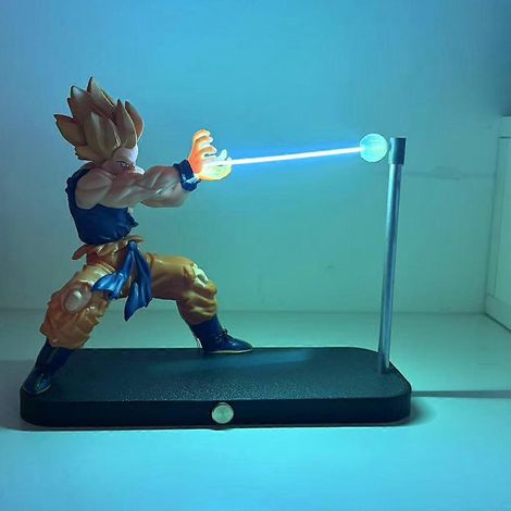 Dragon Ball Son Goku berührungsempfindliches magnetisches Kamehameha-Nachtlicht – Kreative und originelle Schreibtischdekoration – Geschenk für Jungen (1/5)