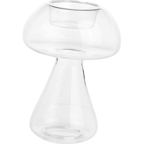Bougeoir Décoratif en Verre Design Simple pour La Décoration De La Pièce (1/5)