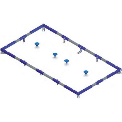 Villeroy & Boch - Marco de instalación ViFrame para platos de ducha a partir de 1000x1000 mm U91412200