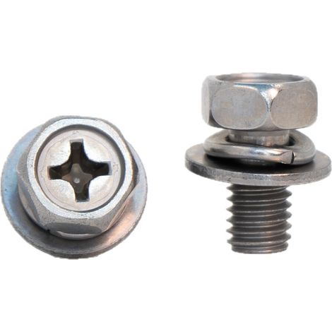 Conector macho recto M3 de latón cromado