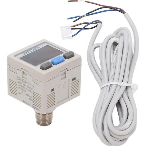 Präzises digitales Manometer mit stoßfestem Regler, Digitalanzeige, Messbereich 0 bis 101 kPa, 1224 V DC (1/4)