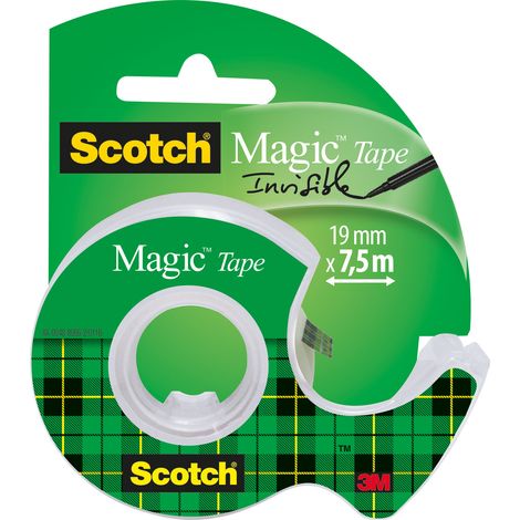 RUBAN ADHÉSIF SCOTCH® MAGIC™ 810 EN DISTRIBUTEUR 3M (L X L) 7.5 M X 19 MM MAT 70-0713-2156-9 1 BOBINE(S)