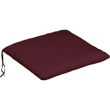 CUSCINO SEDUTA 42X42XH4HCM BORDEAUX