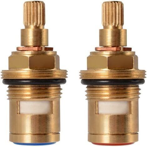 Ceramic Disc Head Pair Universal Faucet Replacement Spools (1/5)