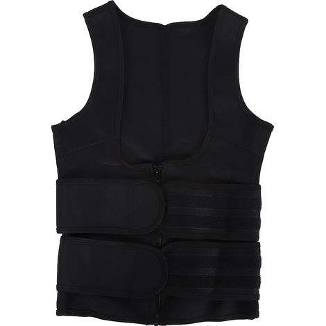 Gilet de sport en néoprène favorisant la transpiration, soutien-gorge de compression haute pression, gilet gainant pour femme, gilet gainant double taille, XL (1/5)