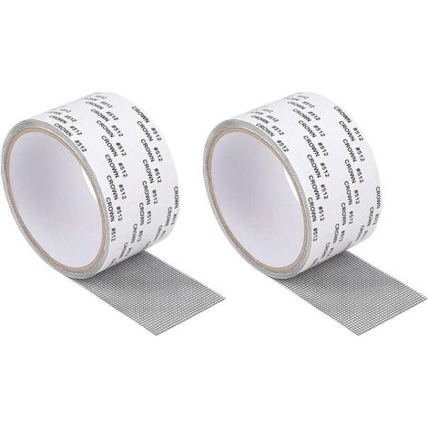 1 Ensemble Écran Fenêtre Clip Patch de réparation de fenêtre d'écran d'accueil, bande auto-adhésive de réparation de trou anti-insectes, patch de drain de sol auto-adhésif décoratif carré invisible(10 (1/5)
