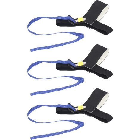 Lot de 3 sangles de talon antistatiques ESD, réglables, taille unique, réversibles, pour éliminer l'électricité statique et prévenir les chocs électriques. (1/5)