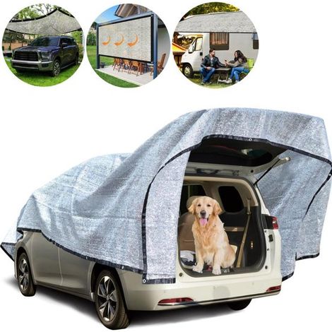 Sonnenschutznetz für Autos Luftkühlend 80 % Schattierung Mit Ringen Einfache Montage Aluminium Schattierungsgewebe für Gewächshäuser, Rasenfläche (1/5)