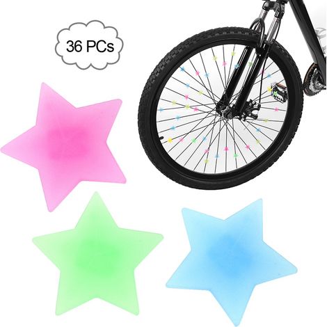 36 Perles Lumineuses pour Rayons de Vélo Enfant - Décoration Amusante pour Roues de Bicyclette