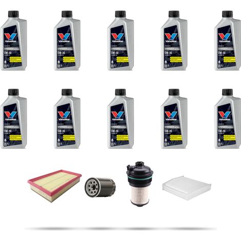 Kit tagliando 4 FILTRI e 10L OLIO compatibile con Ford Tourneo Custom 2.0 TDCi EcoBlue 125kw dal 2016 (1/5)