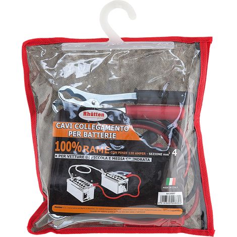 CAVI BATTERIA IN RAME 4MM AUTO PICCOLE E MEDIE (1/3)