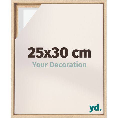 Your Decoration - Cadre flottant - Hetre - Cadre en caisse américaine pour toile sur chassis - MDF - Lyon (1/5)