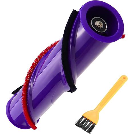 Brosse de Rechange V10 Compatible avec Dyson V10 Cyclone, V10 Absolute, V10 Animal, V10 Total Clean - Brosse Rouleau pour aspirateur sans Fil, pièce détachée 3 pôles Ø50mm Remplace Dyson 969569-01 (1/5)