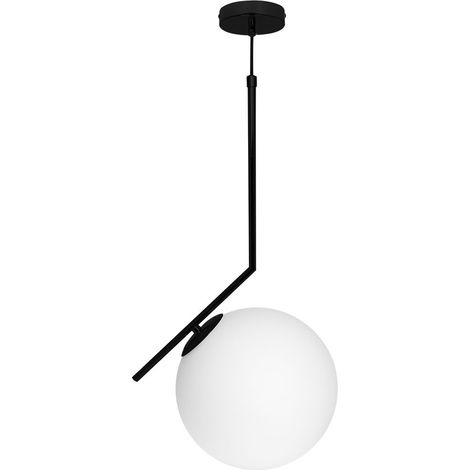 Colgante AIMEE 1xE27 Al.Reg.xD.44cm Negro (1/4)