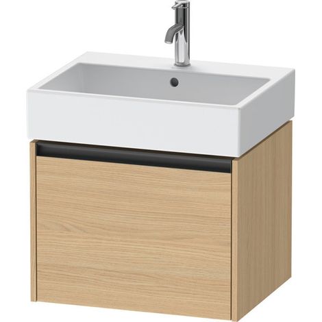 Duravit Ketho.2 Waschtischunterbau wandhängend, 1 Auszug, (1/2)