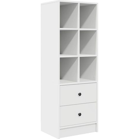 Maison Exclusive - Credenza con cassetto Bianco 45,5 x 34 x 127 cm