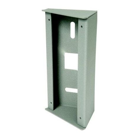 Aiphone – Boîtier d'angle en métal inclinaison 30 degrés – Résistant au vandalisme – Compatible platines JFDV et JKDV – Dimensions 86x180x73mm (1/2)