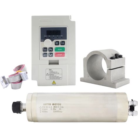 Moteur de broche, étanche, haute précision, AJOUTER UN SERRAGE VFD, 220V-b (1/2)