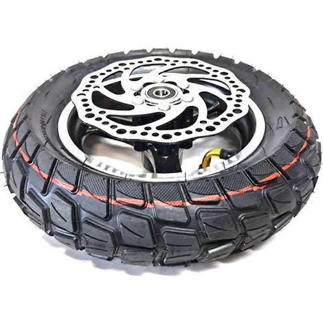 Pneu de scooter 10 pouces tubeless, roue complète avec moyeu, universel pour pneus de scooter 10x3.0 255x80, pneus tout-terrain (1/5)