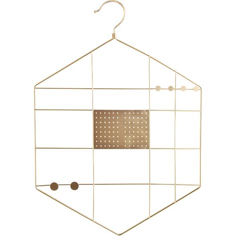 Cintre porte-bijoux - Métal - Doré - 56x40x0,35cm - BOX & BEYOND (1/5)