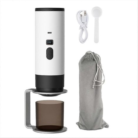 Machine à café expresso portable - Machine électrique auto-chauffante 2 en 1 idéale pour les voyages, la voiture et la randonnée - Préparation rapide partout (1/5)