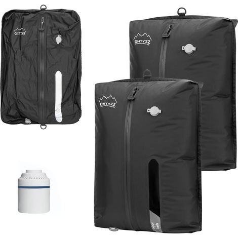 Sac Aspiration Sous Vide Vetement Voyage Réutilisable TPU Sac Voyage de Compression avec d'étanchéité Zip Cubes D'emballage Etanches pour Valise Sac à Dos Bagage à Main (2 Pièces + 1 Pompe) (1/5)